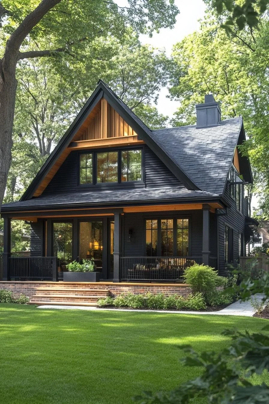 A Mysterious Charcoal Chalet