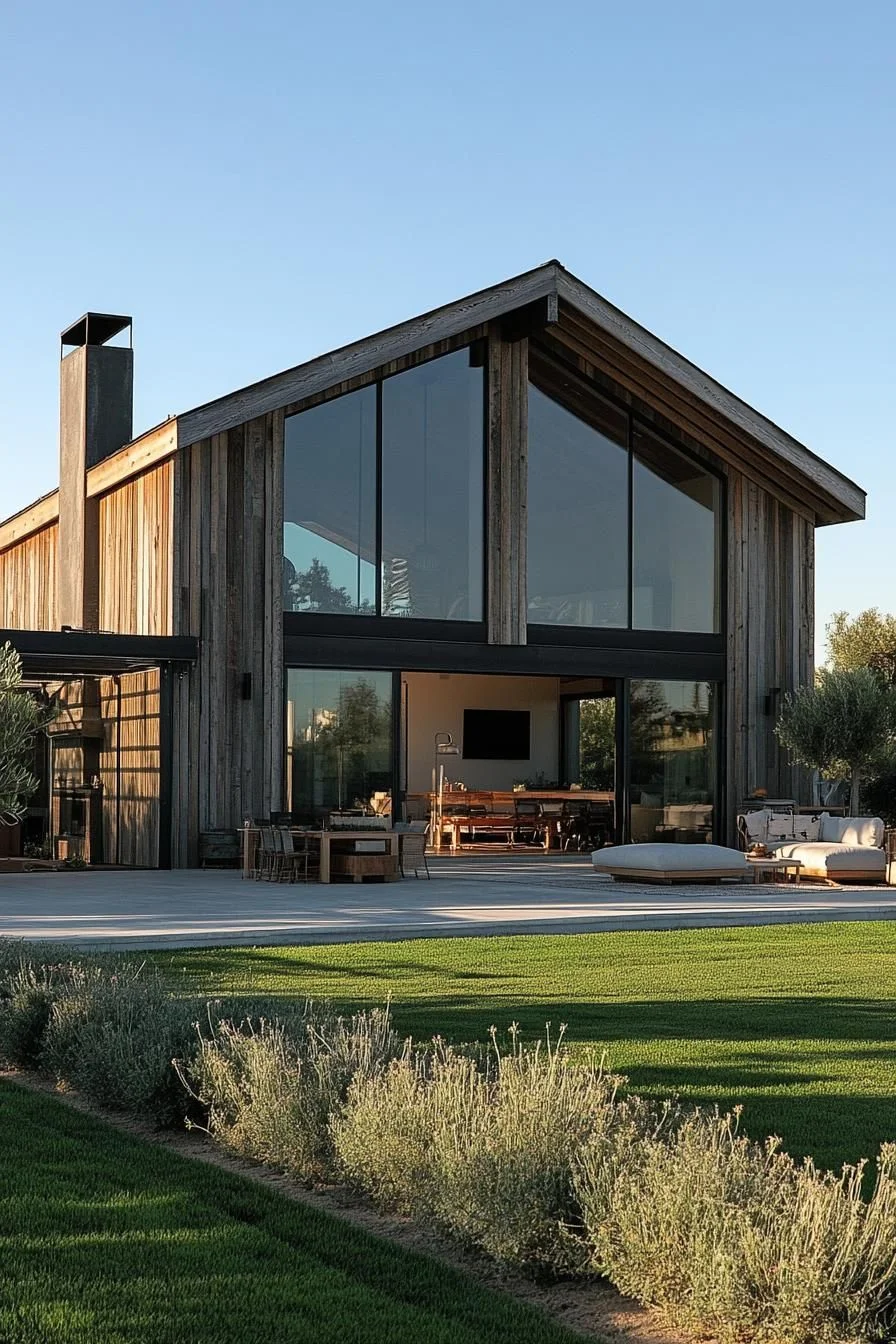 Grand Timber Barn With Chic Details