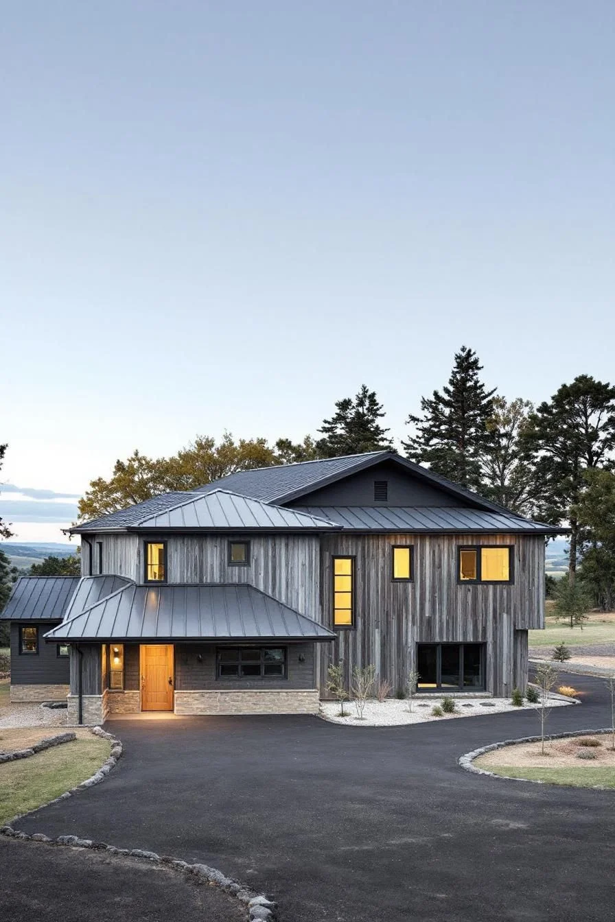 Rustic Retreat with Slate Detailing
