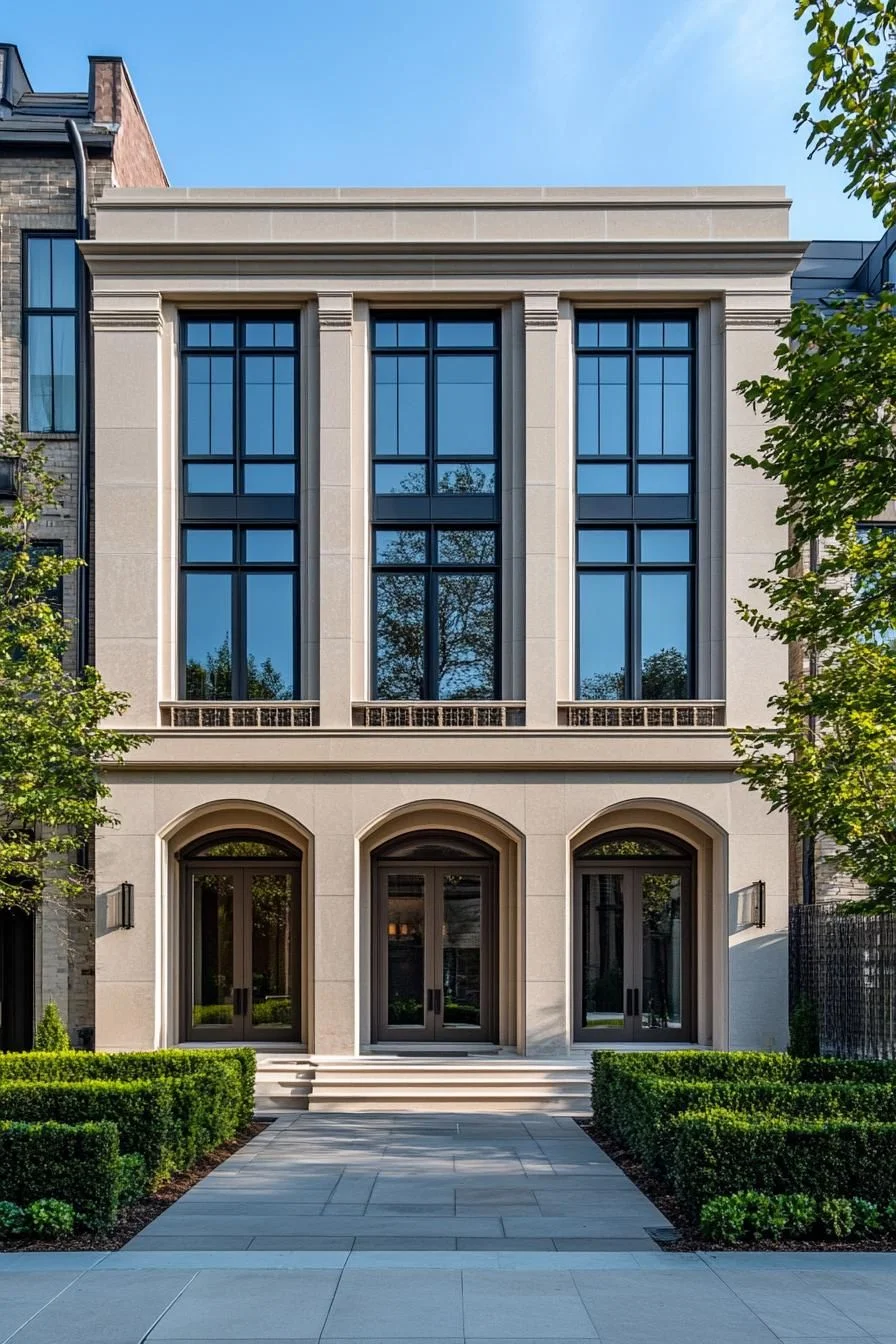 Neoclassical Splendor Through Arched Design