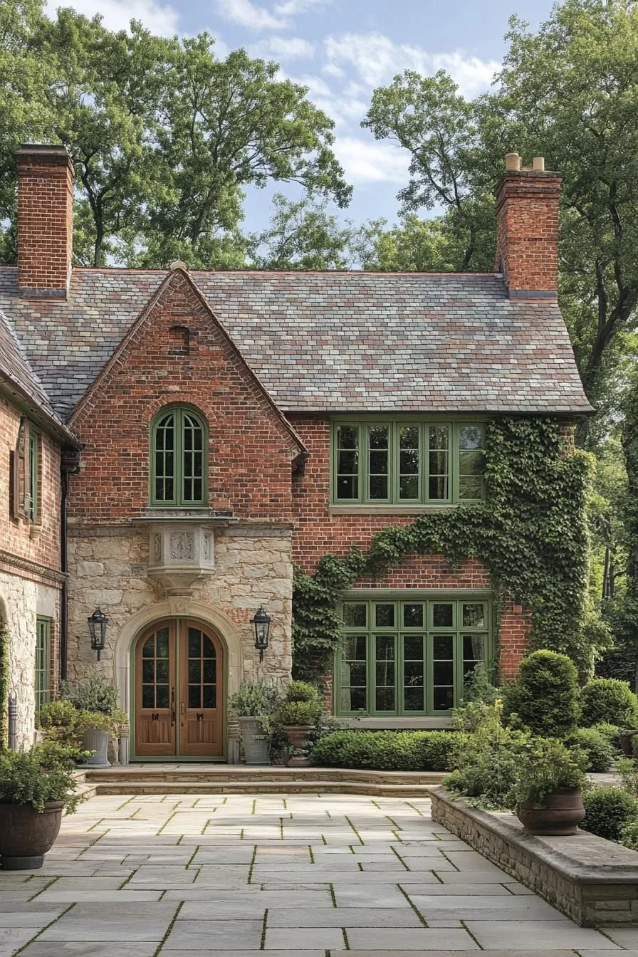 An Elegant Manor Wrapped in Ivy