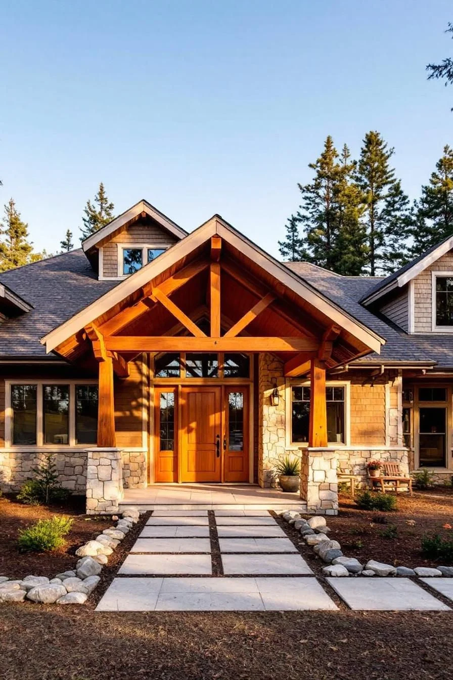 Gabled Rancher with Cedar Accents