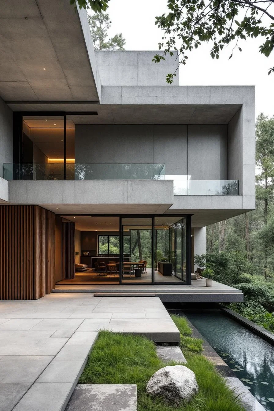 A Modern Retreat Built on Cubist Lines