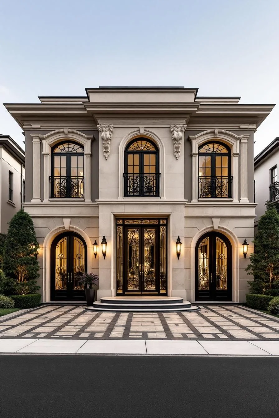 Grand Manor With a Striking Facade