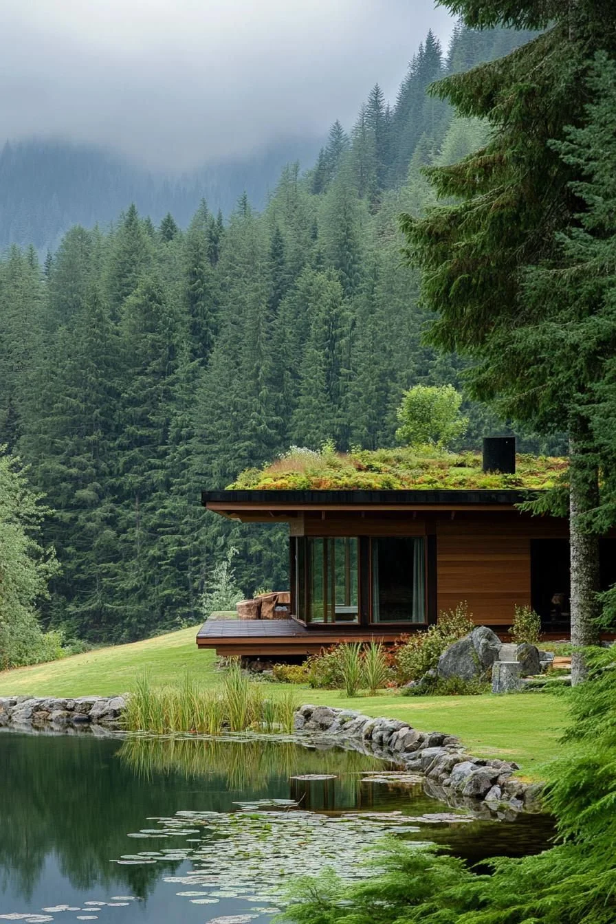 Rooftop Garden Timber Cabin Design - photo 3