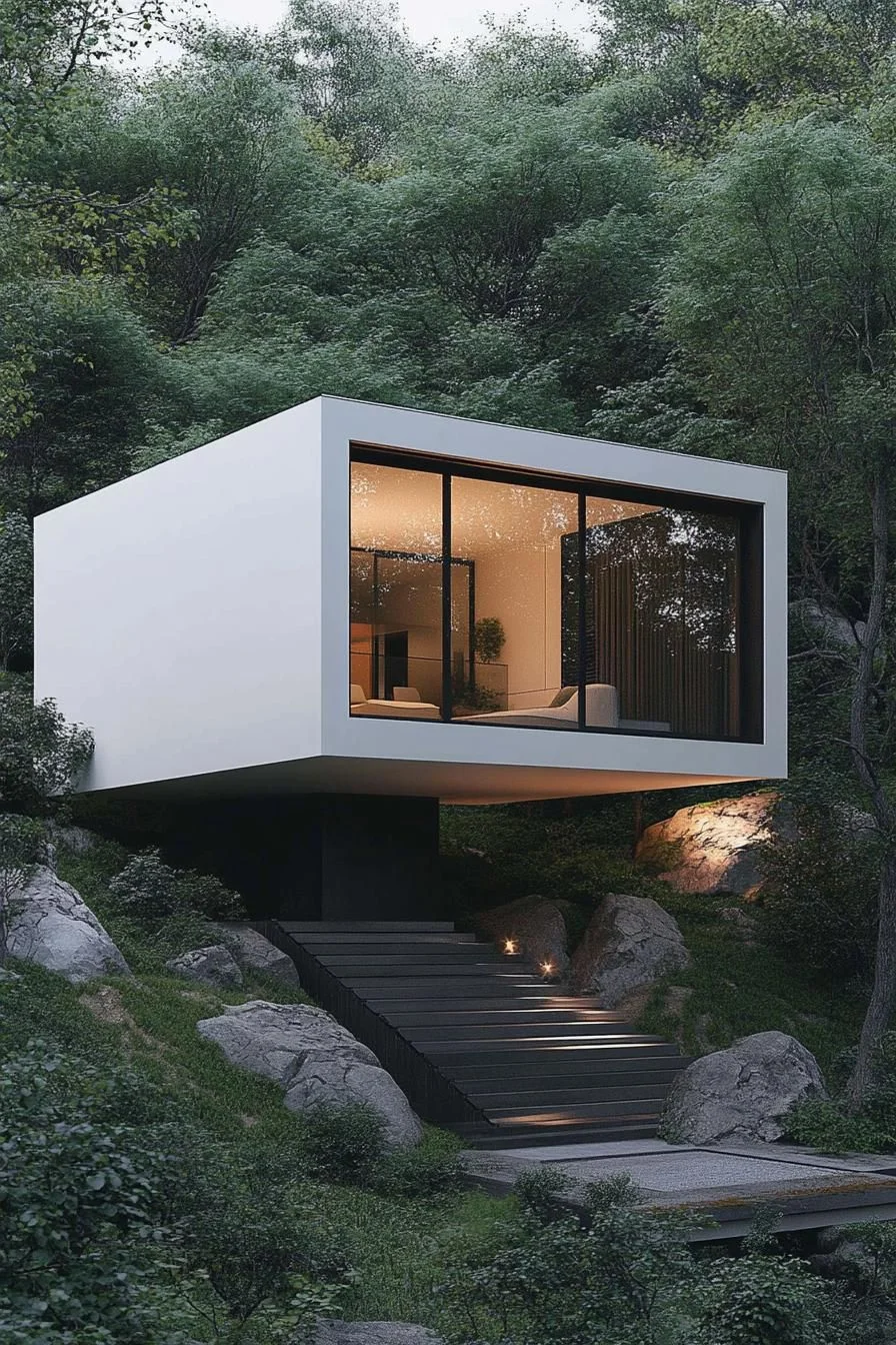 A Cube Hidden Among the Trees