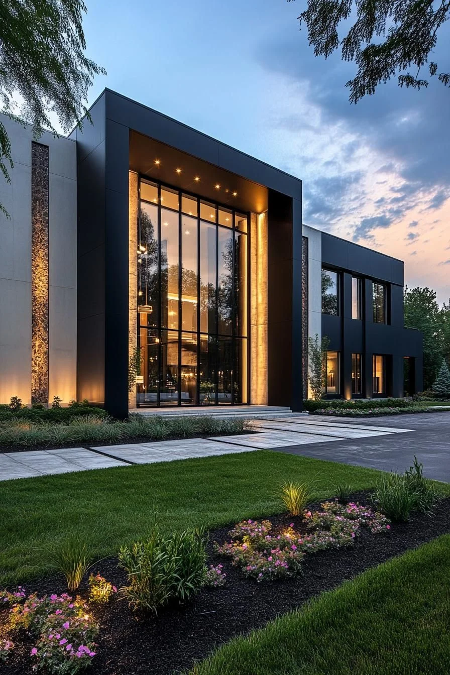 Elegant Modern Mansion Design Ideas
