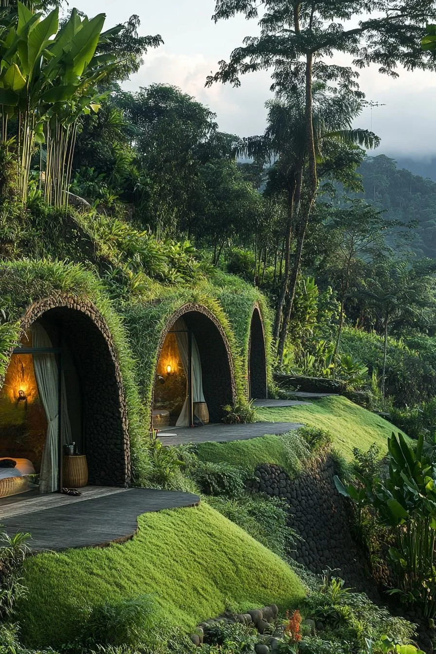 A Hobbit House Tucked Into Jungle Hills