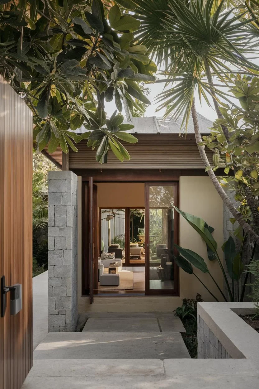 A Wooden Portal to Tropical Calm