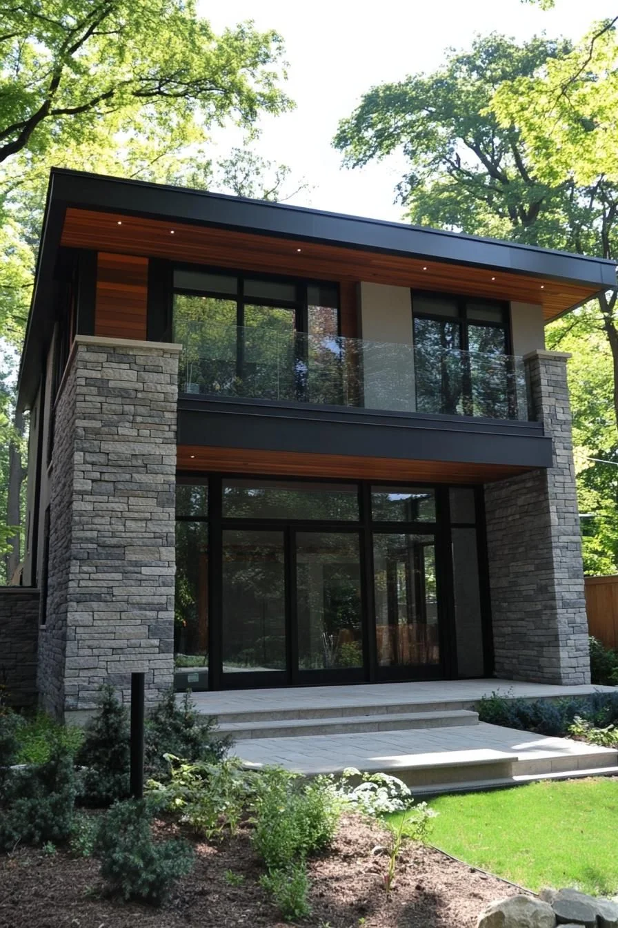 A Peaceful Home Shaded by Trees