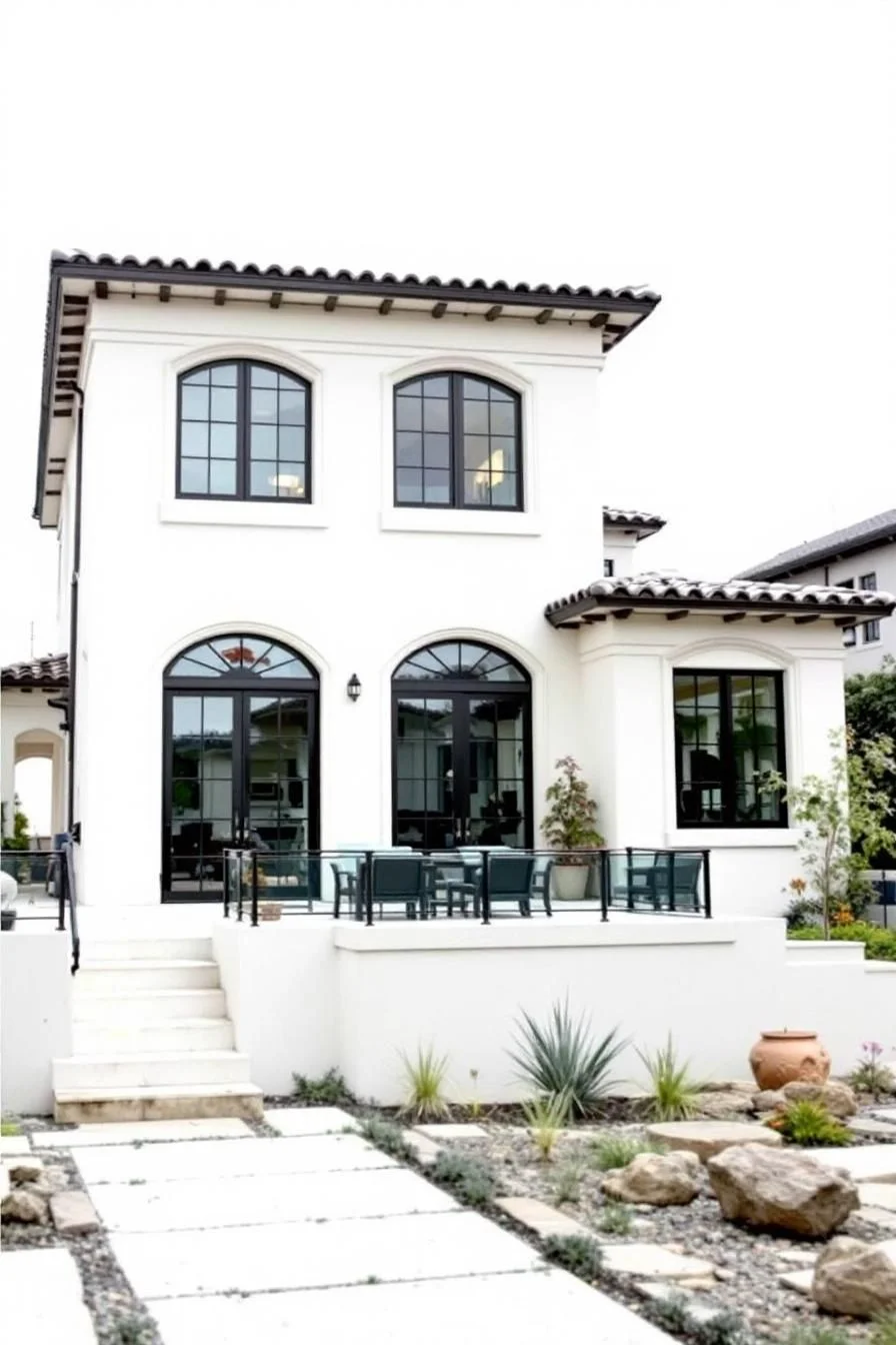 A Stylish Coastal Mediterranean Home