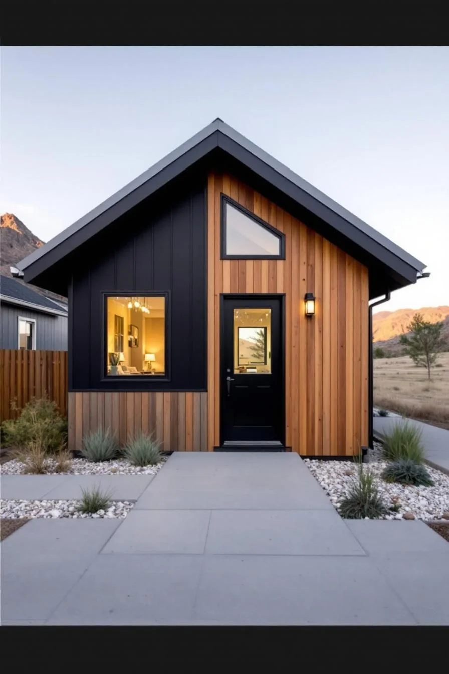Sunlit A-Frame Cottage Design