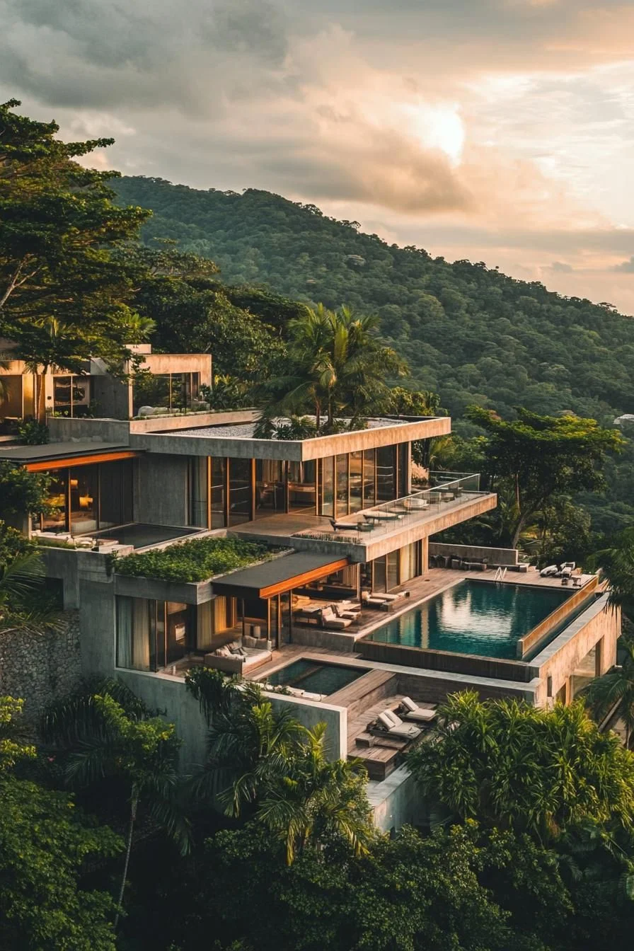 A Delightful Mansion on the Hillside