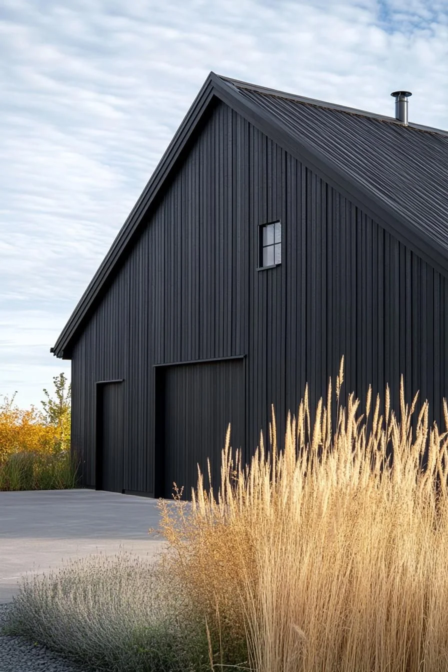 Modern Barn-style With Black Siding - photo 4