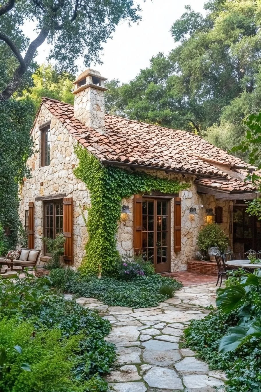 A Vine-Covered Stone Delight