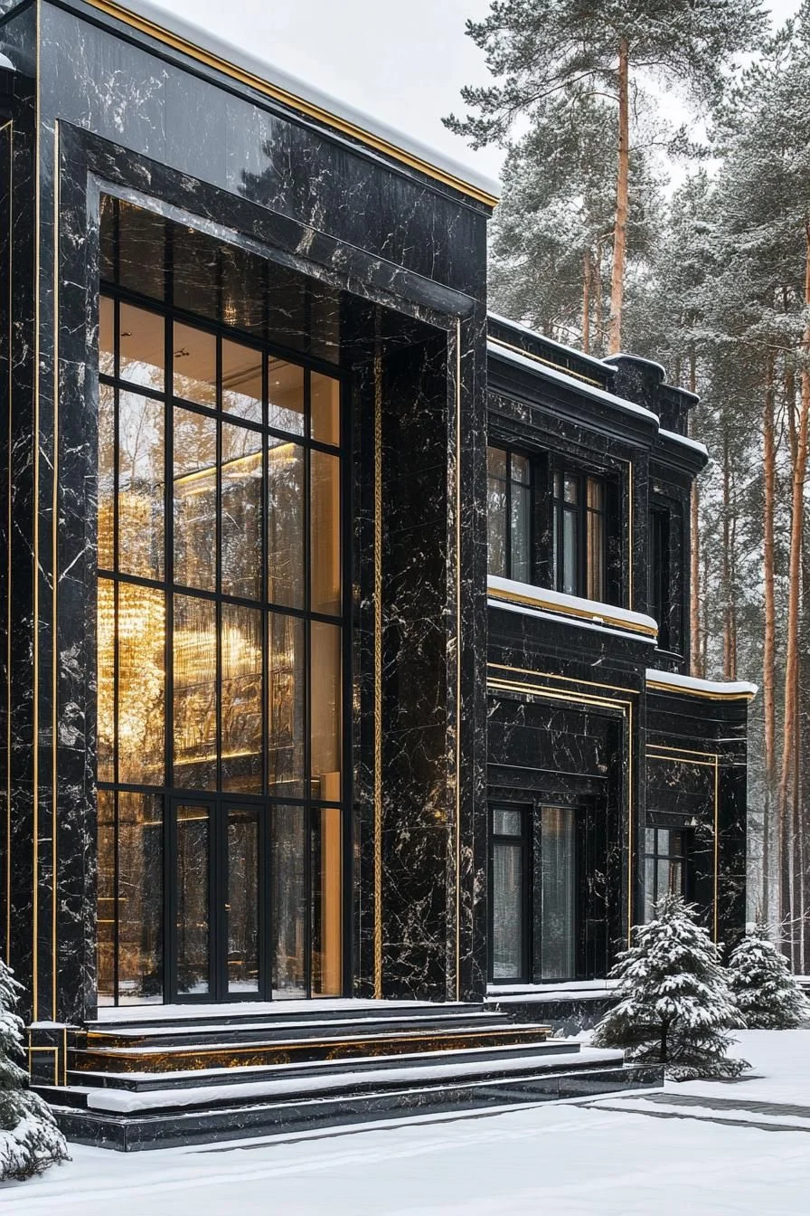 A Frosted Fortress of Marble