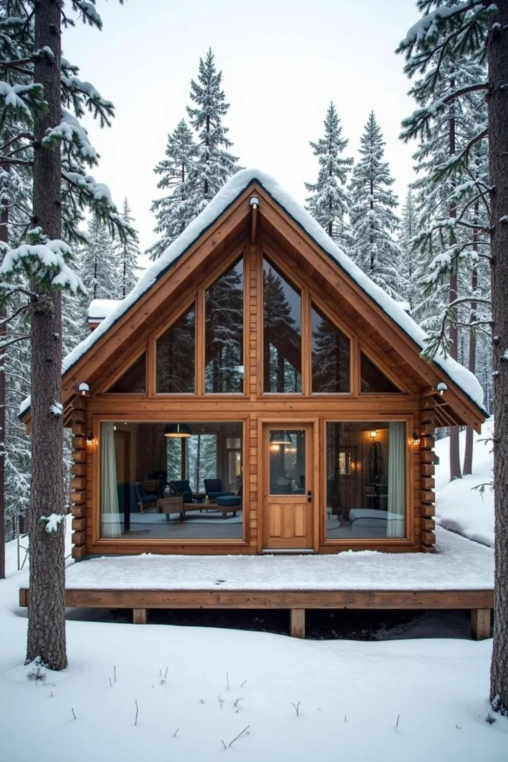 A Gabled Retreat for Winter Getaways