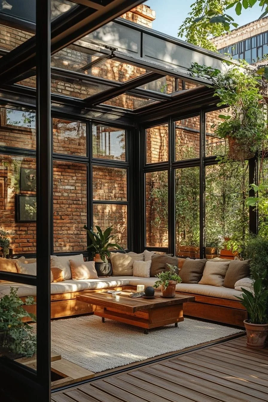 Nature-Infused Nook: A Relaxing Garden Lounge