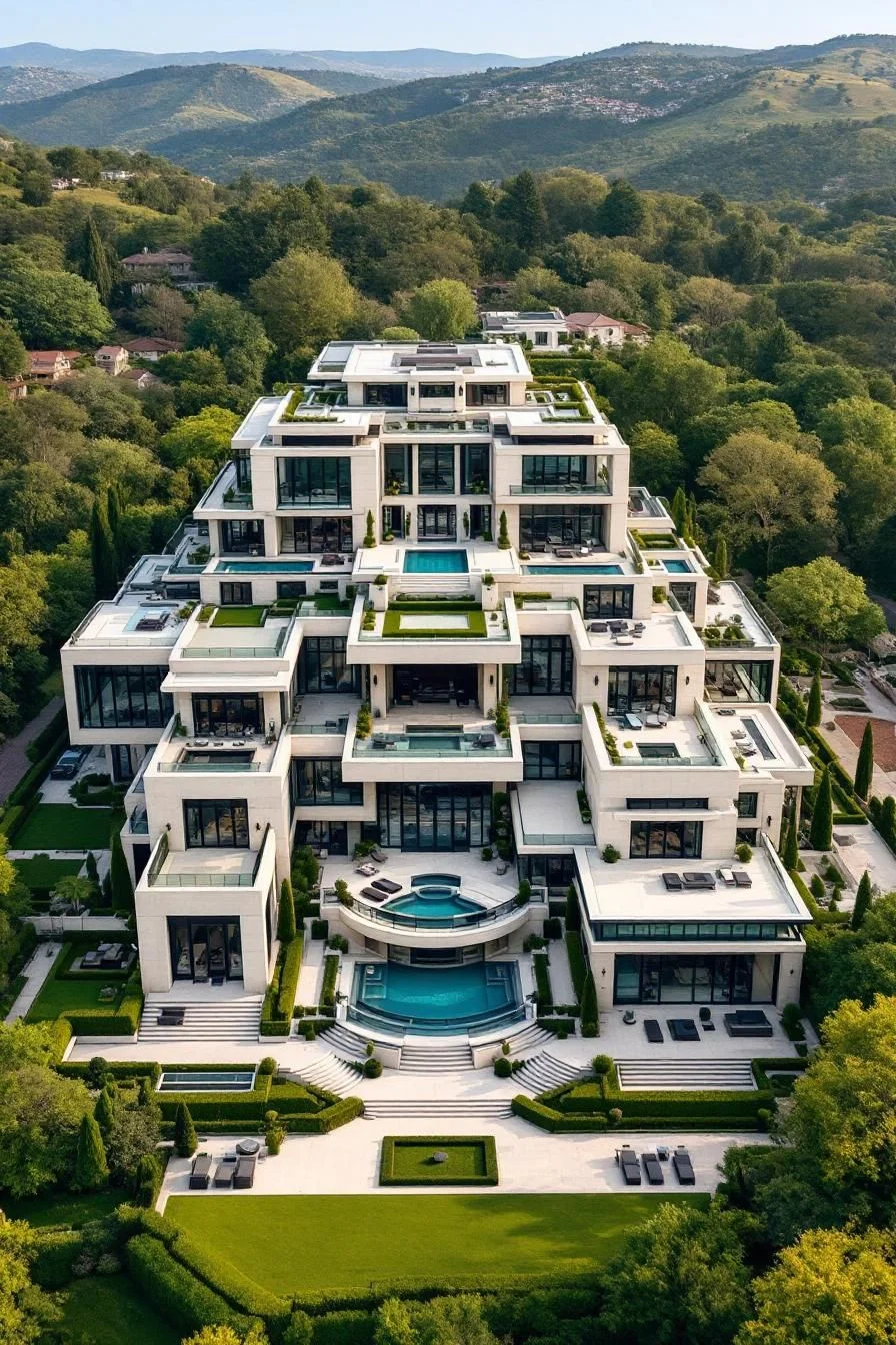 Pyramid-Inspired Mansion of Prestige