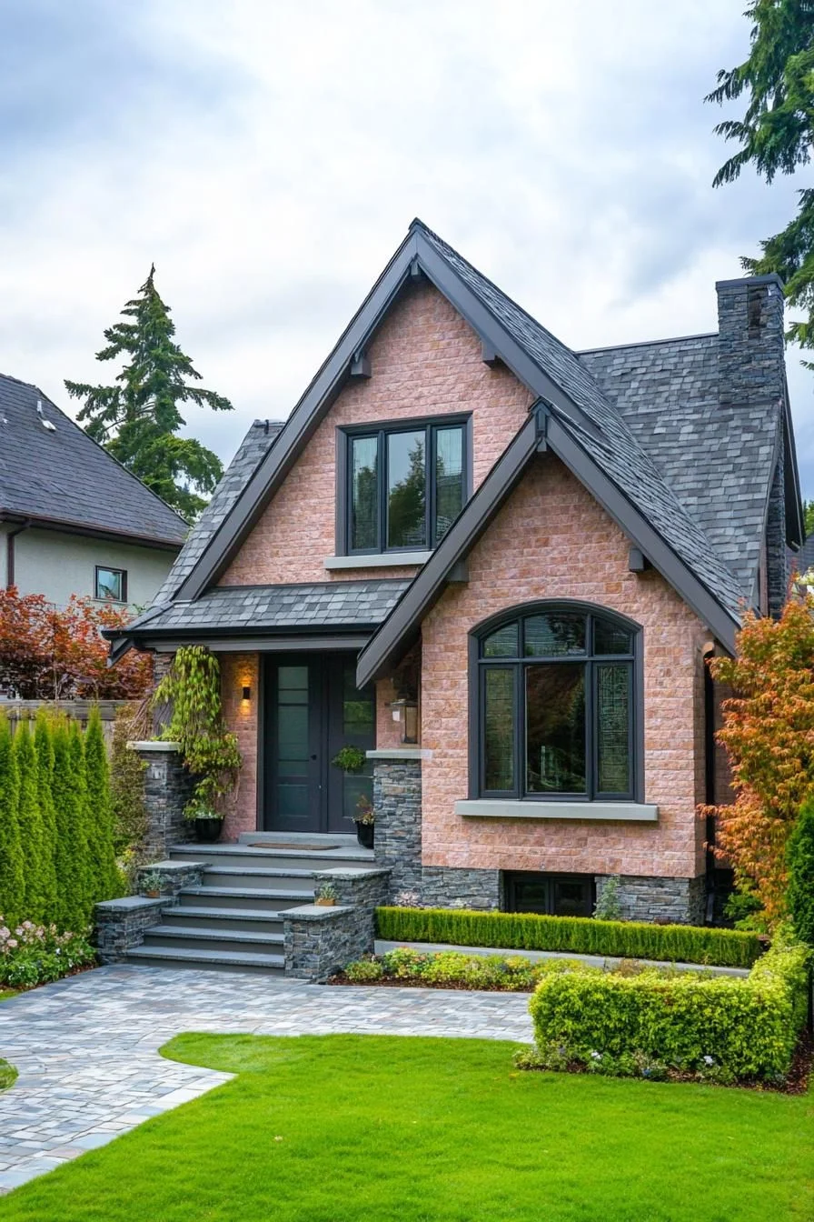 Charming Stone Cottage with a Gabled Roofline