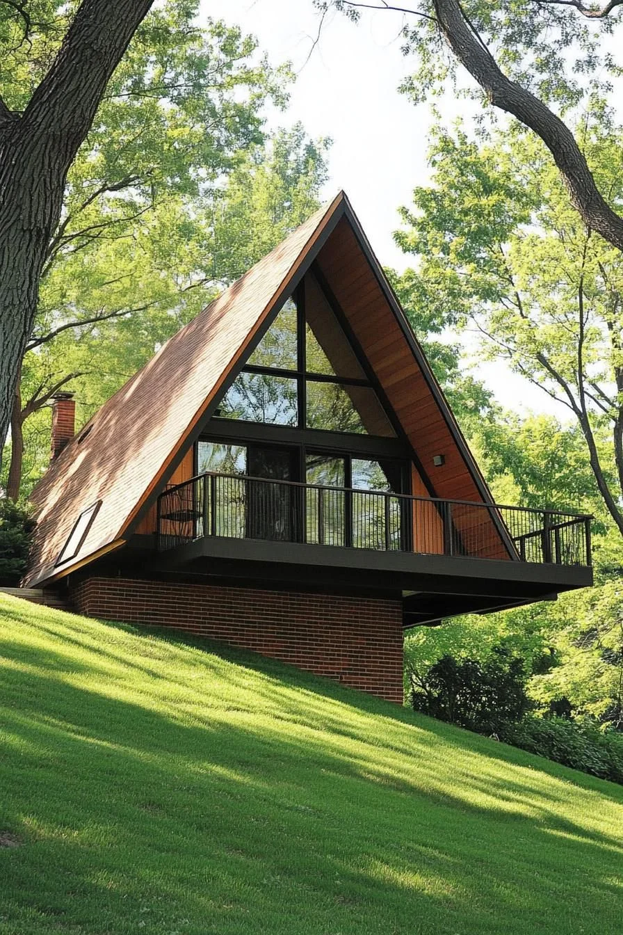 Picturesque A-Frame Slope House