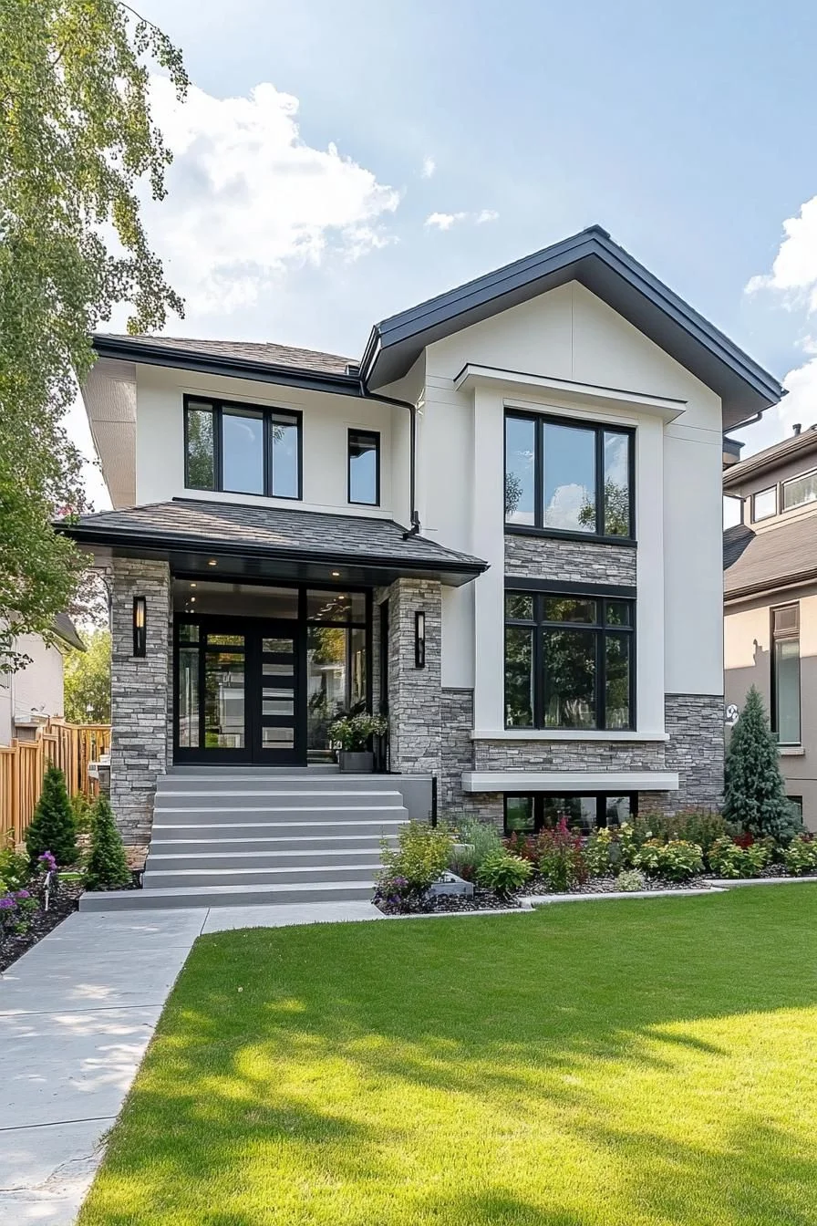 A Sophisticated Home in Green Tranquility