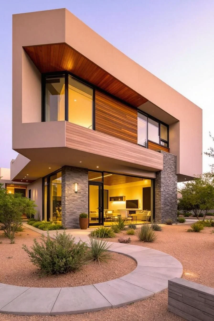 A Contemporary Arizona Home Among Cacti