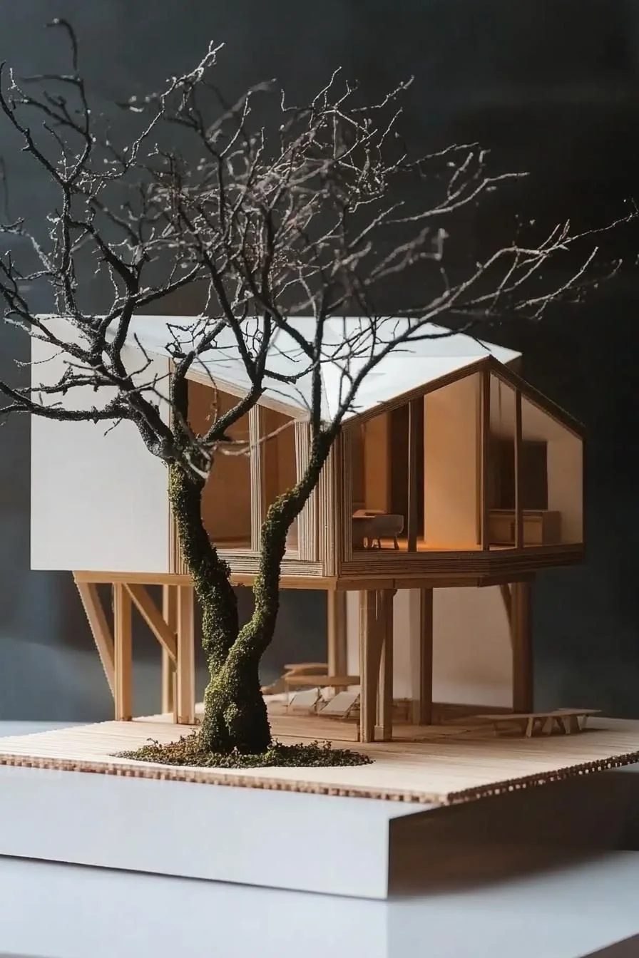 Minimalist Stilted House Design
