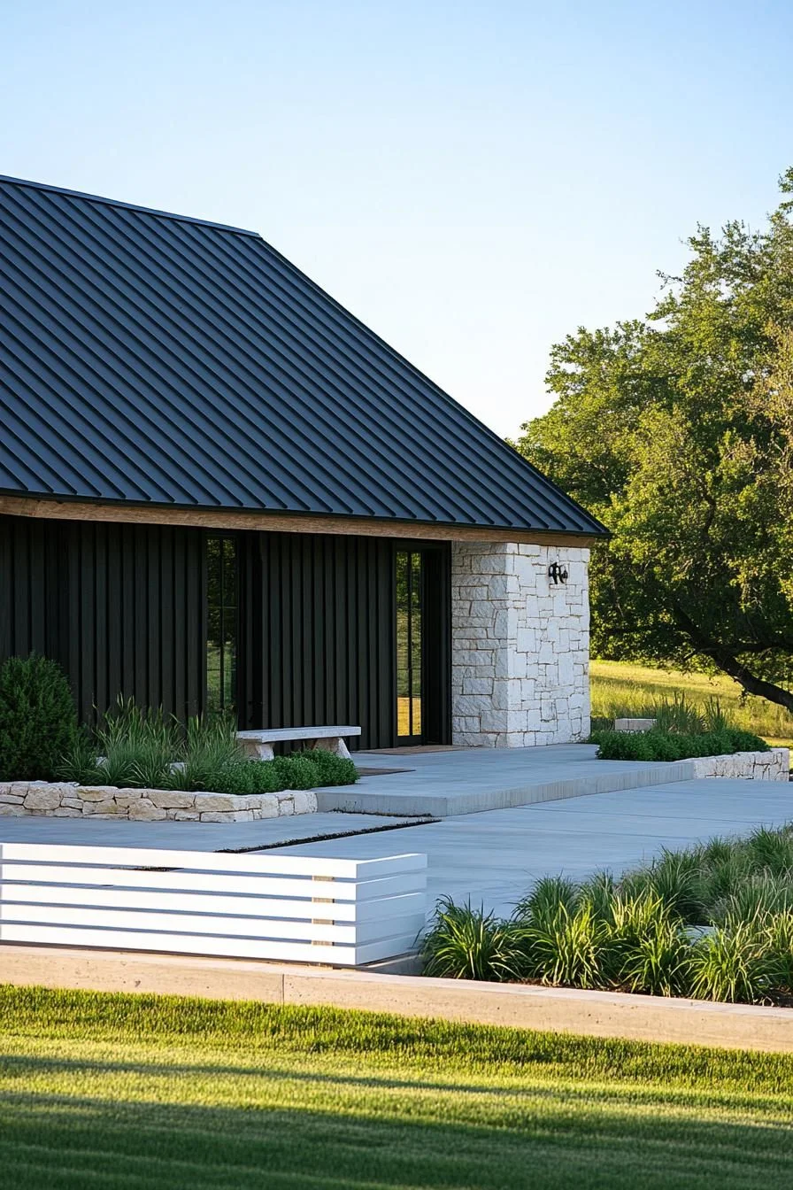 A Modern Barn House With Chic Details
