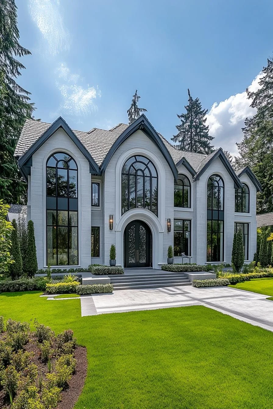 Modern Home With Grand Arches