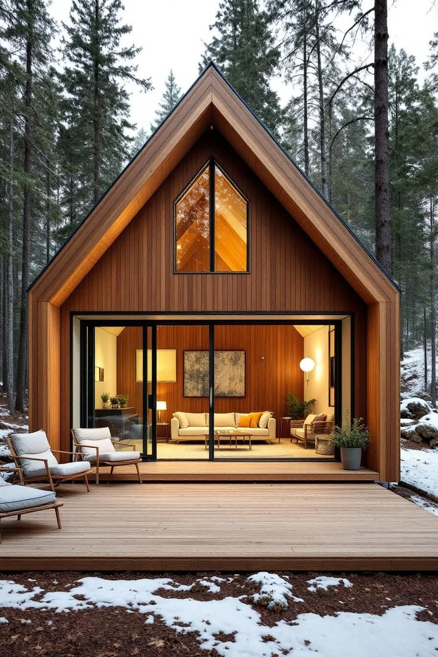 Triangular Comfort Among the Trees