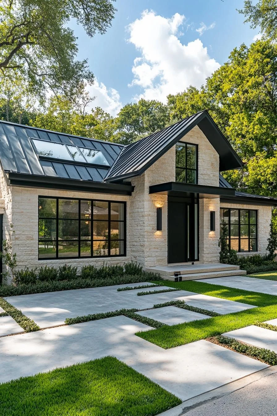 A Chic Cottage With Contemporary Style