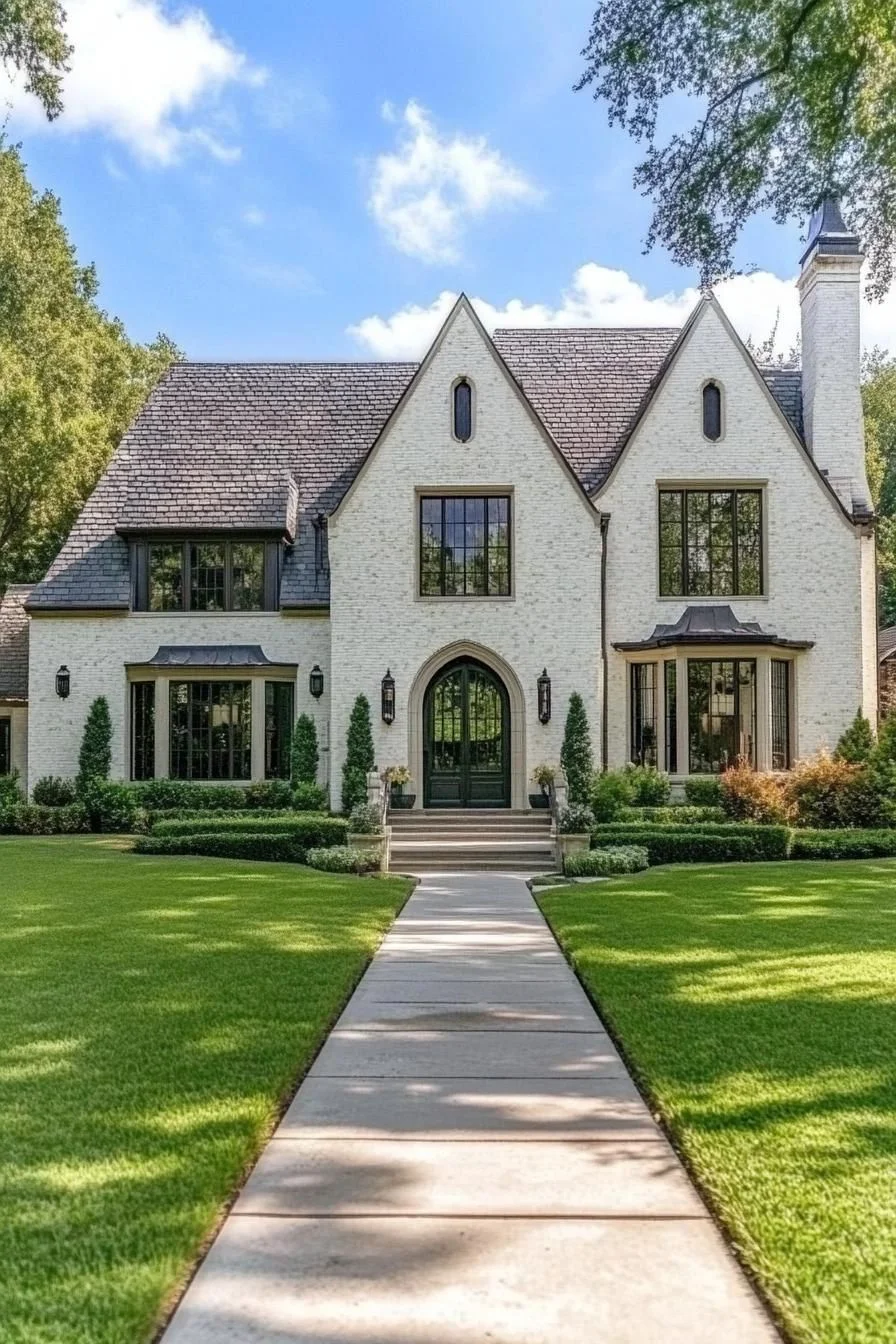 A Traditional Tudor Reworked with Gables