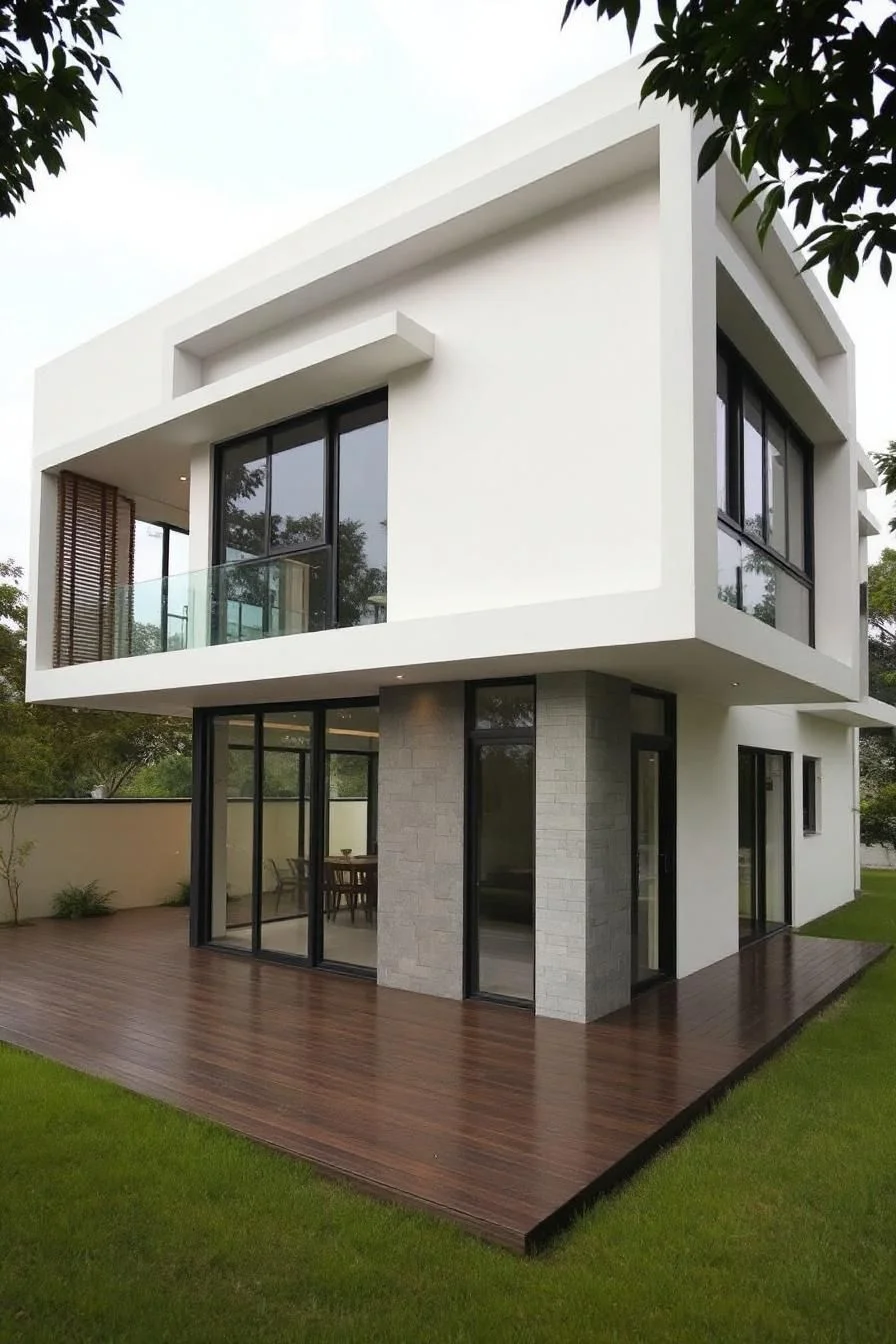 A Blocky Contemporary Thai Home