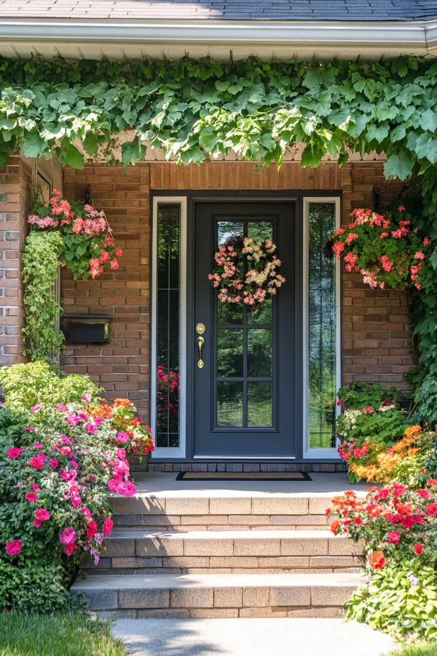 A Welcoming Countryside Entryway