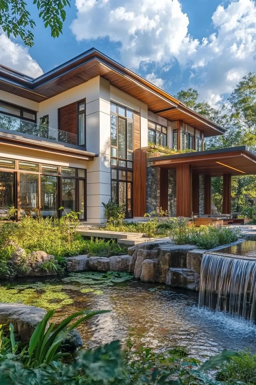 A Waterfall-Side Thai Fishing Retreat