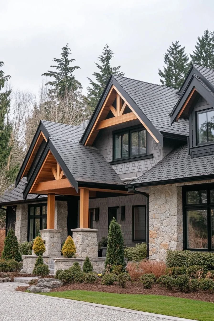 A Modern Timber Oasis Tucked in Nature