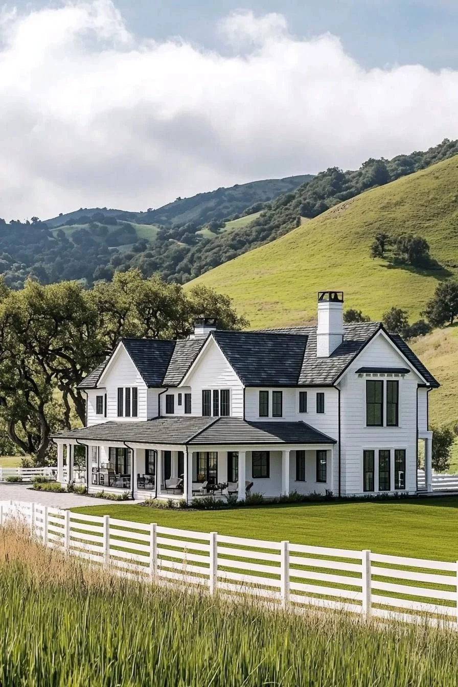 Peaceful Retreat Surrounded by Green Slopes