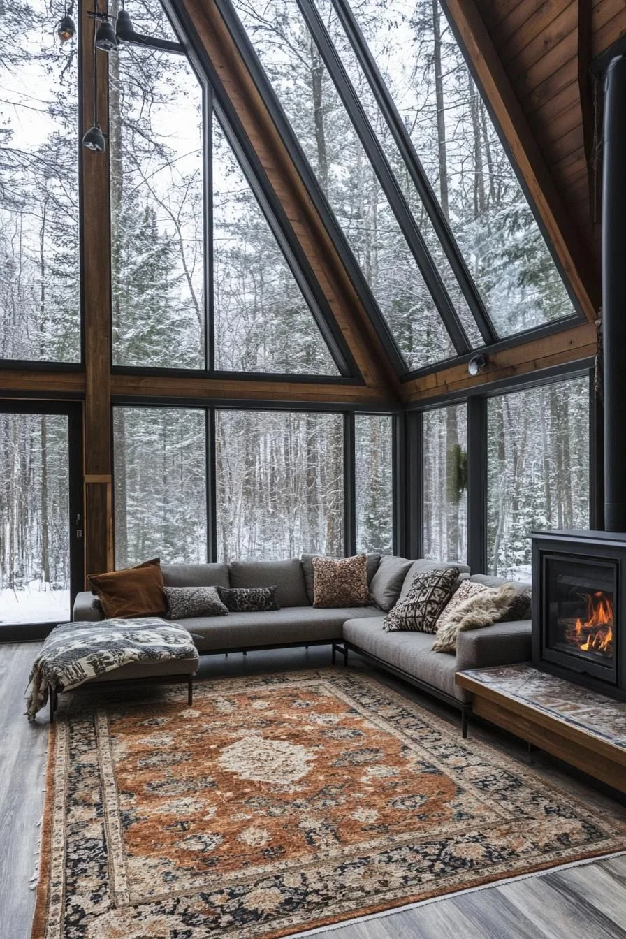 A Snug Corner In A Snowy Landscape