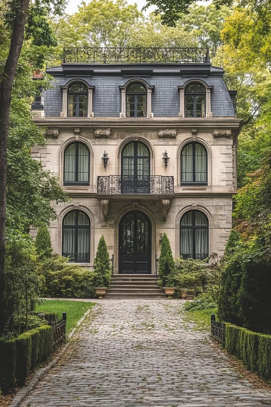 Grand Mansion With French Character