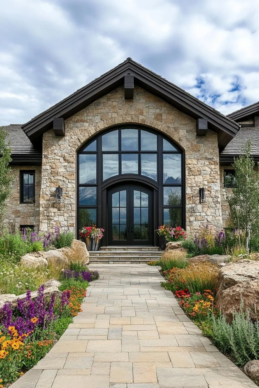 Stone Pathway to a Dream Home