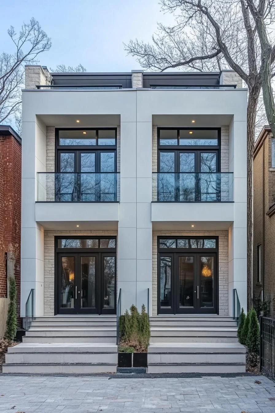 Sleek Twin Duplex Design