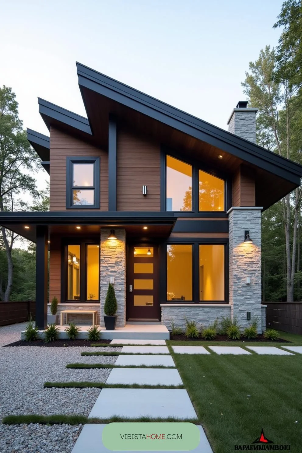 Modern Bungalow Vibe: Architectural Aesthetic