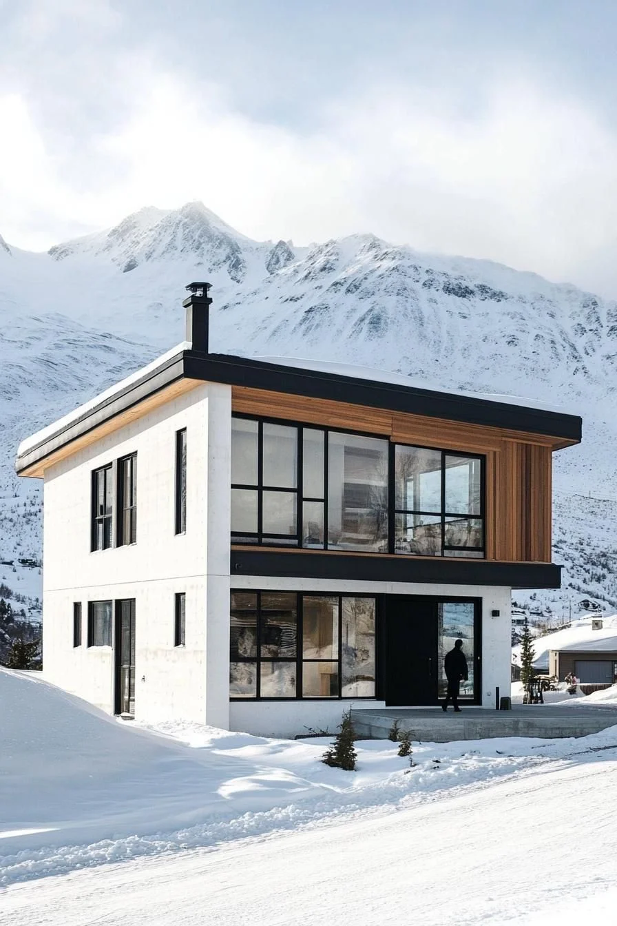 44) A Yin-Yang Chalet in the Frost