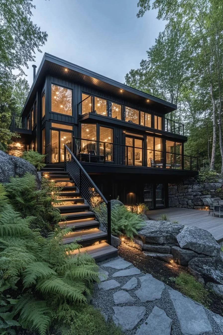 Split Level Retreat Tucked in the Woods