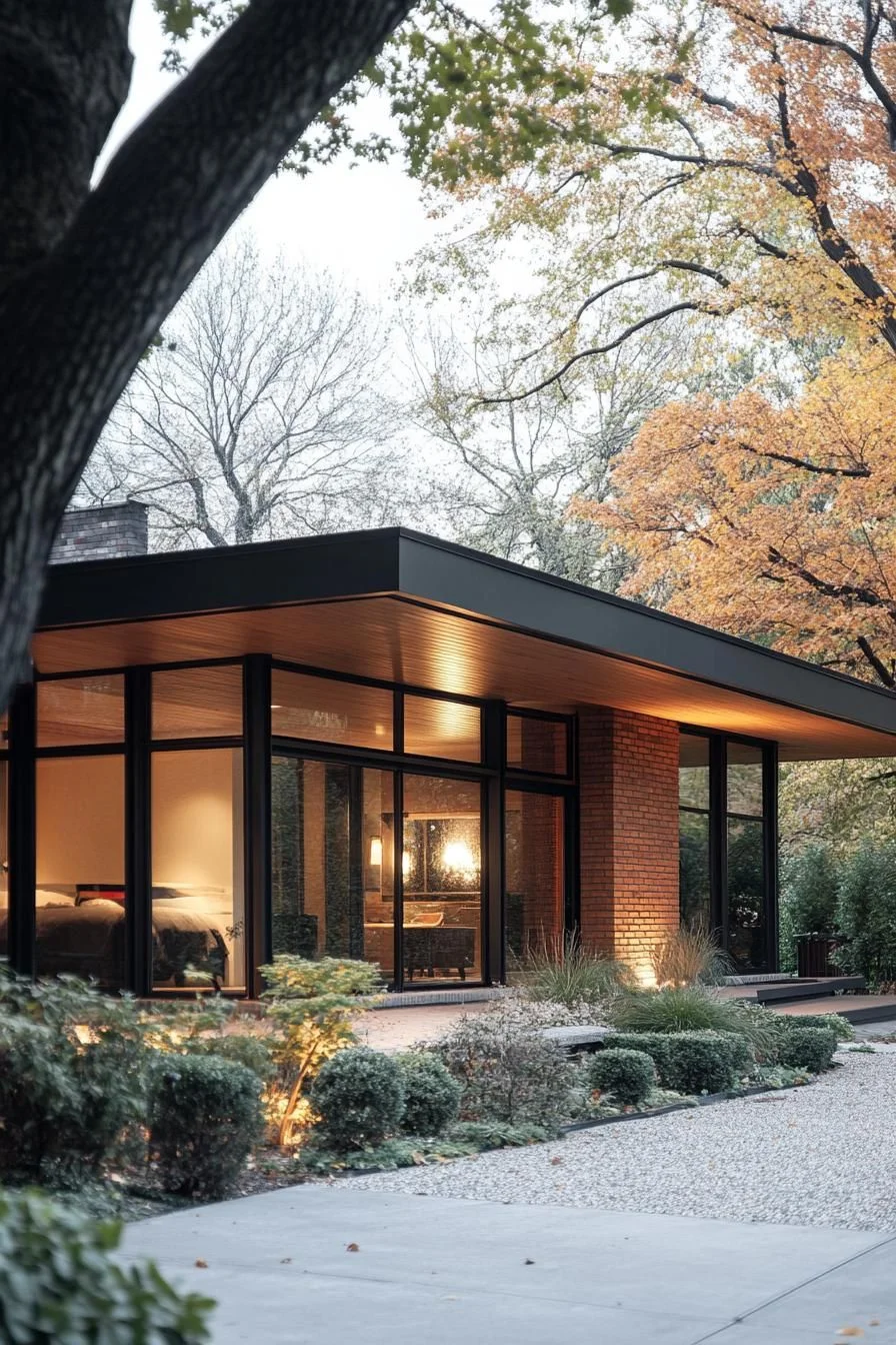 Flat Roof With Wide Eaves - photo 4