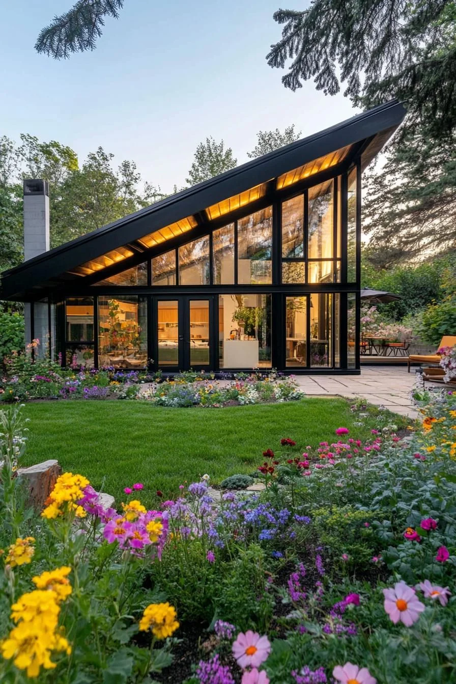 Modern Tiny House With Garden Views