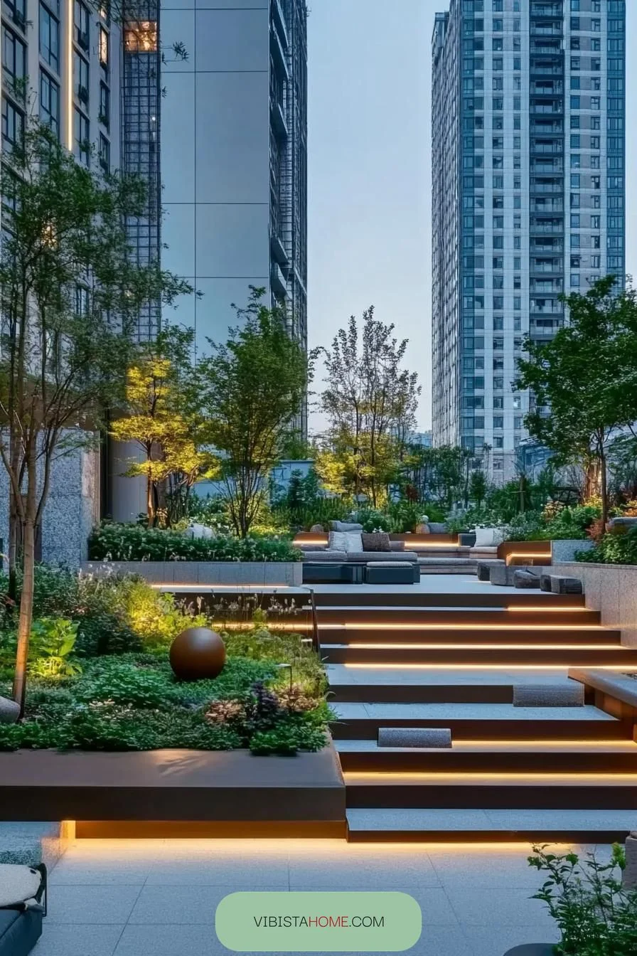 Glowing Step Urban Jungle Lounge
