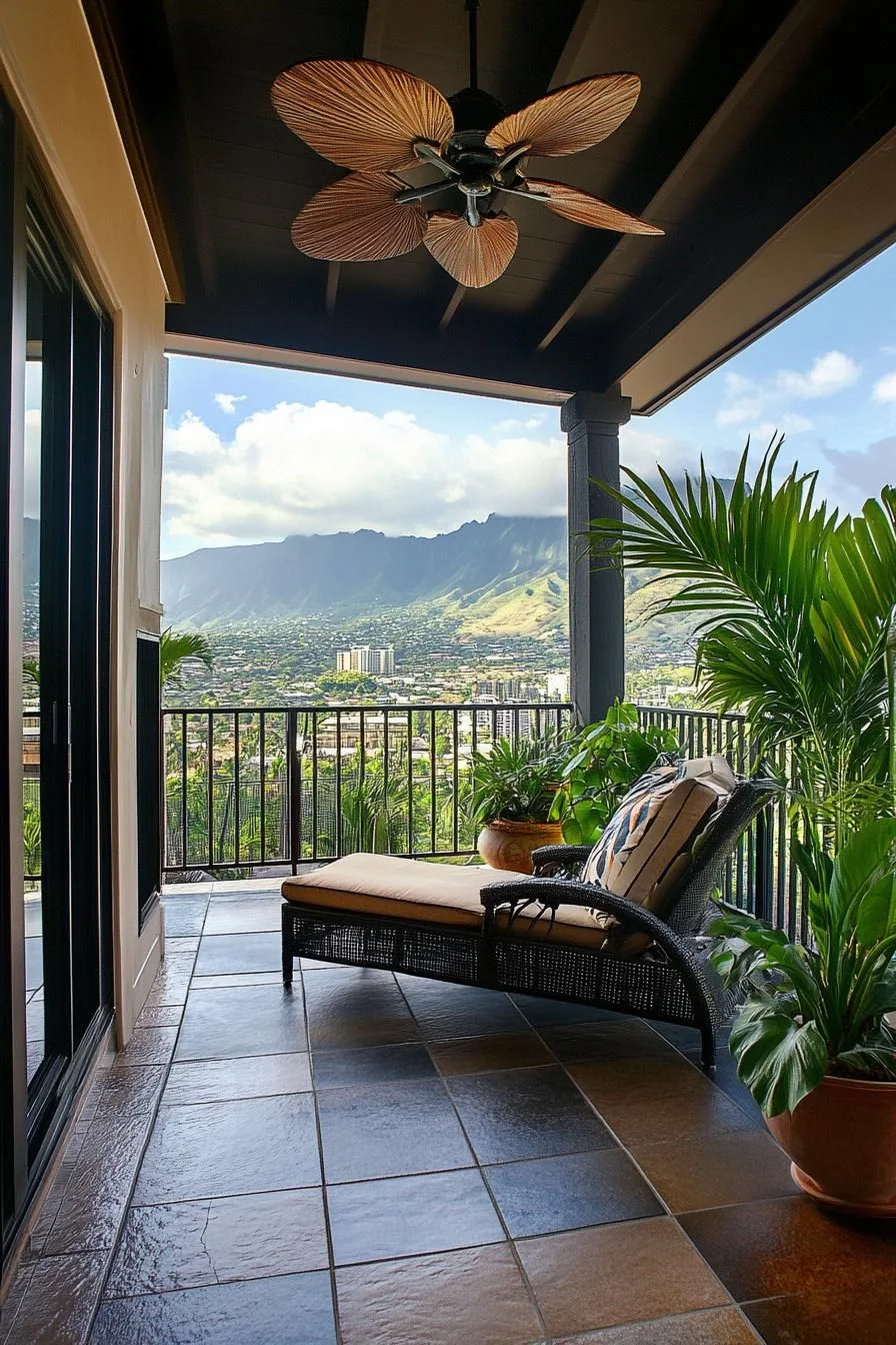Mountain View Lounge: A Verdant Balcony Bliss