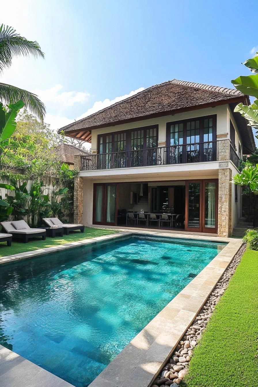 A Palm-Lined Retreat by the Lagoon